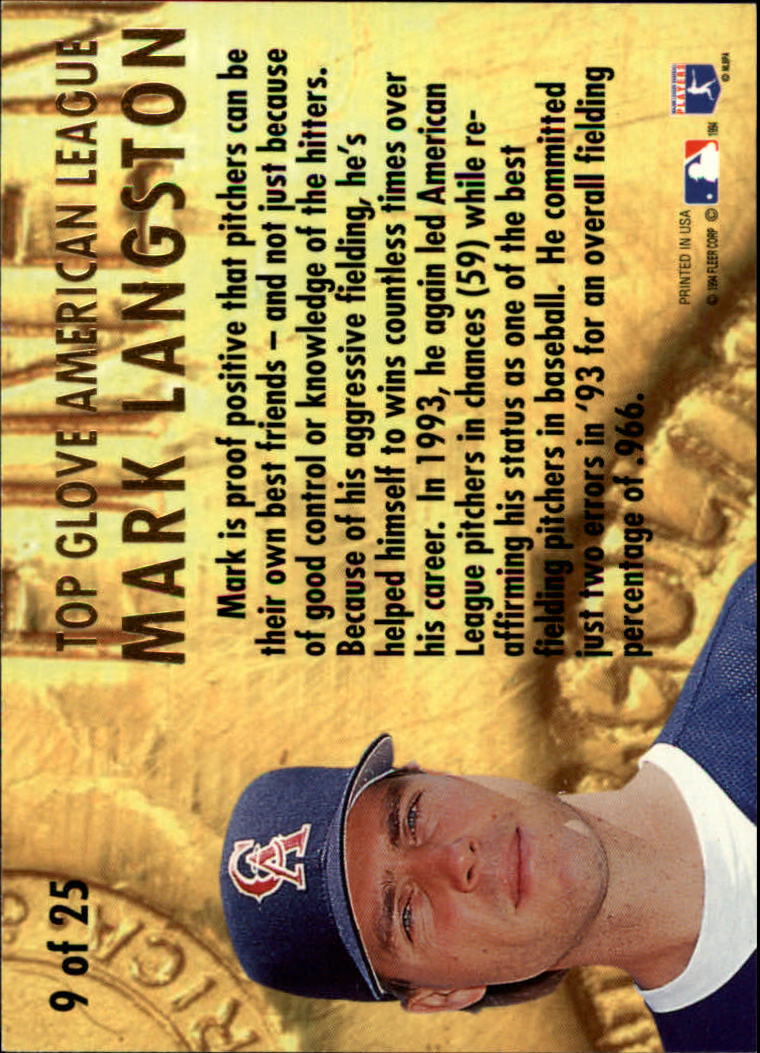 1994 Ultra (Fleer) Baseball "Insert" Cards - Picture 72 of 177