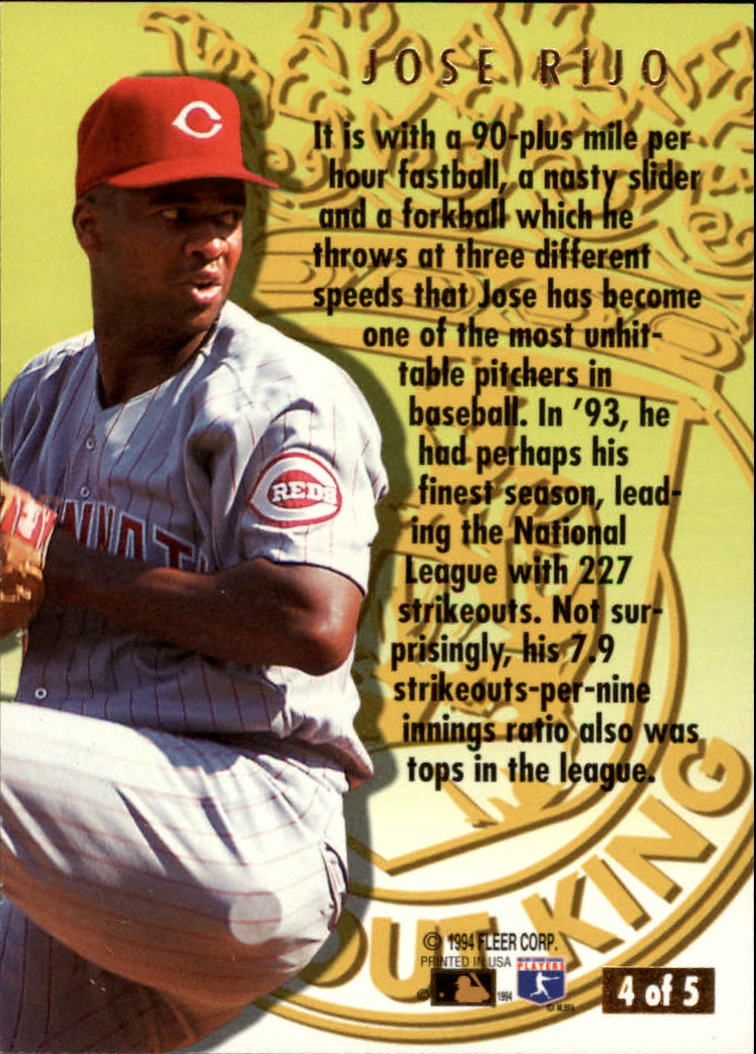1994 Ultra (Fleer) Baseball "Insert" Cards - Picture 175 of 177