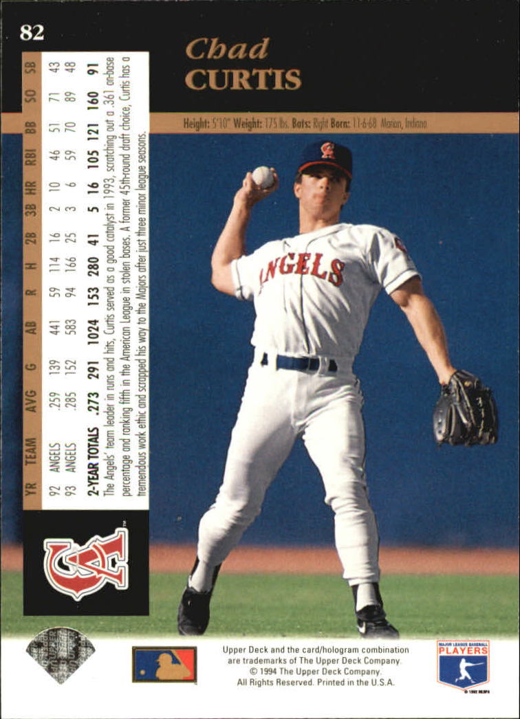 1994 Upper Deck Baseball Card Pick 1-250