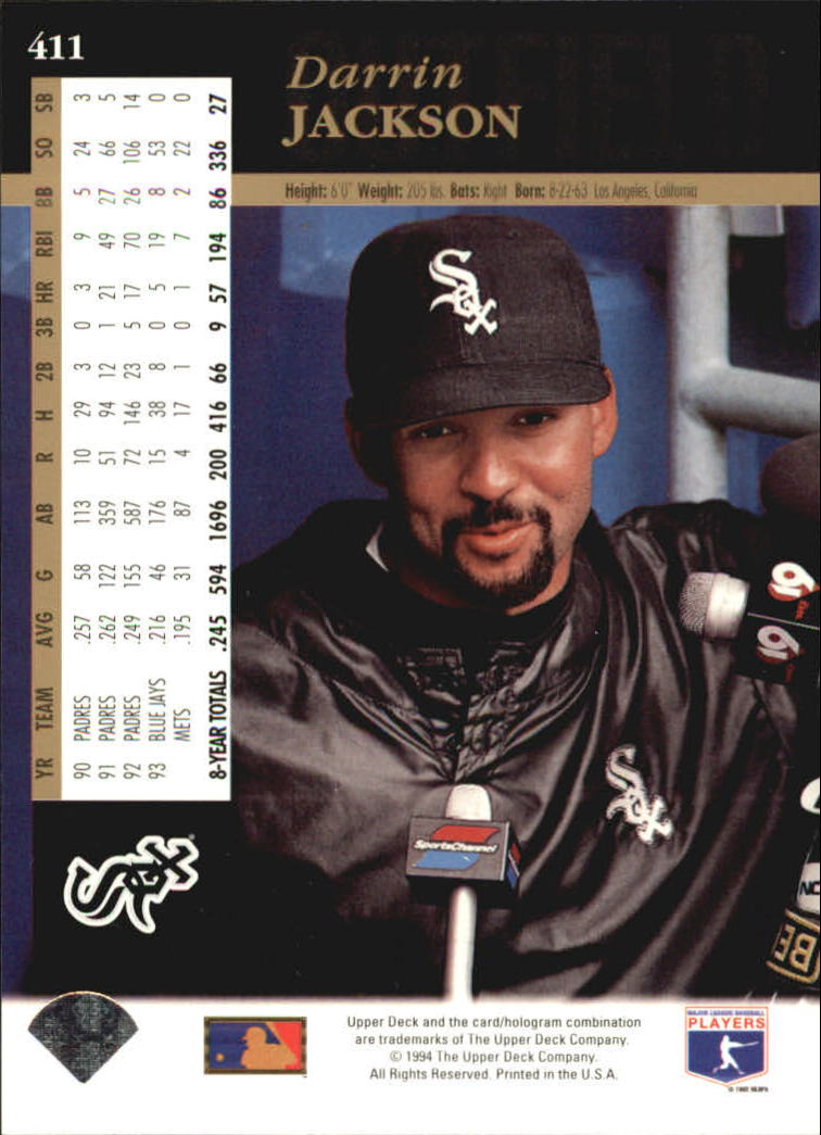 1994 Upper Deck Baseball Card Pick 251-500 - Picture 323 of 499