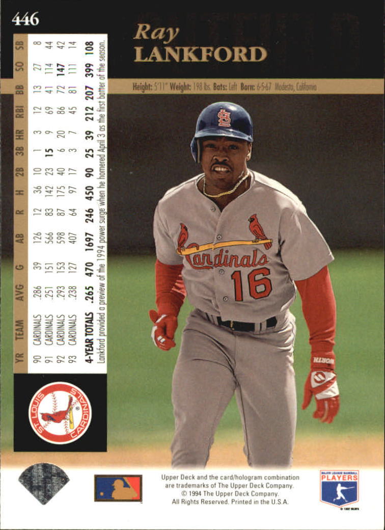 1994 Upper Deck Baseball Card Pick 251-500 - Picture 393 of 499
