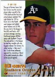 1994-95 Excel (Fleer) Minor League Baseball "Insert" Cards - Picture 25 of 71