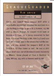 1994-95 Excel (Fleer) Minor League Baseball "Insert" Cards - Picture 65 of 71
