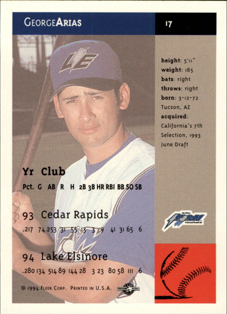 1994-95 Fleer Excel - #182 Jason Robbins (RC)