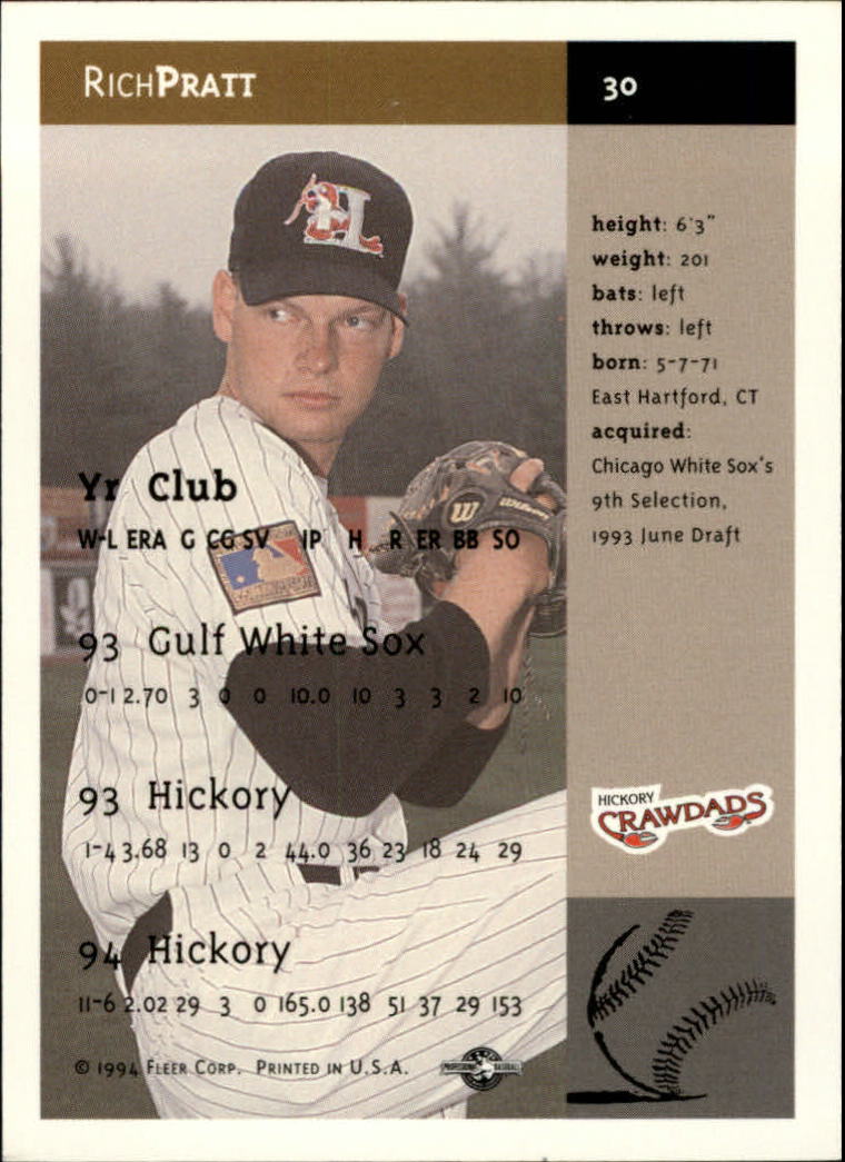 1994-95 Fleer Excel - #182 Jason Robbins (RC)