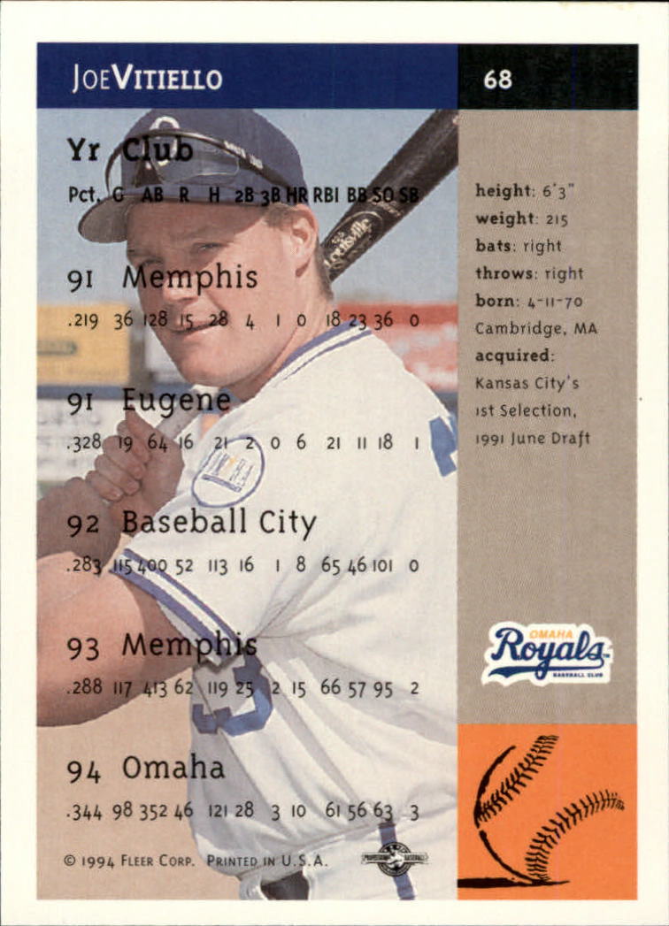 1994-95 Fleer Excel - #182 Jason Robbins (RC)