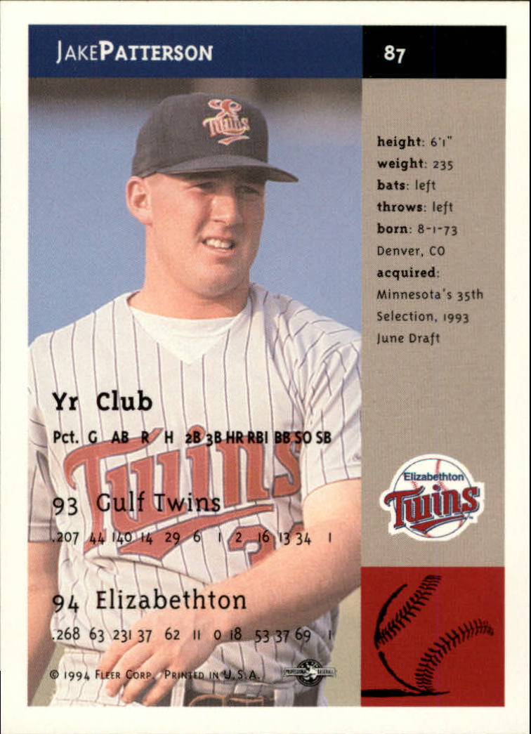 1994-95 Fleer Excel - #182 Jason Robbins (RC)