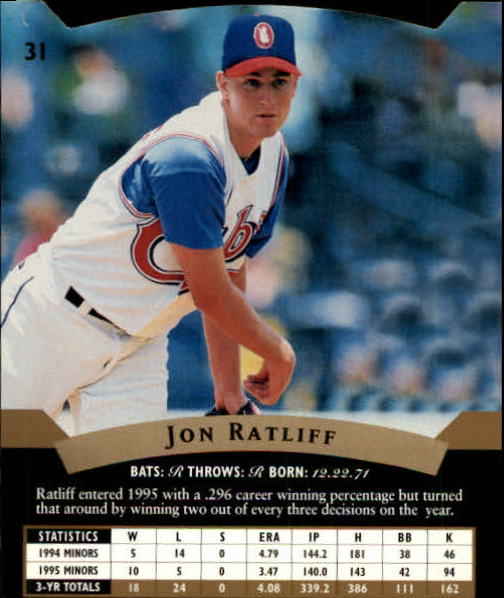 1995 SP Top Prospects - #42 Jason Robbins (RC)