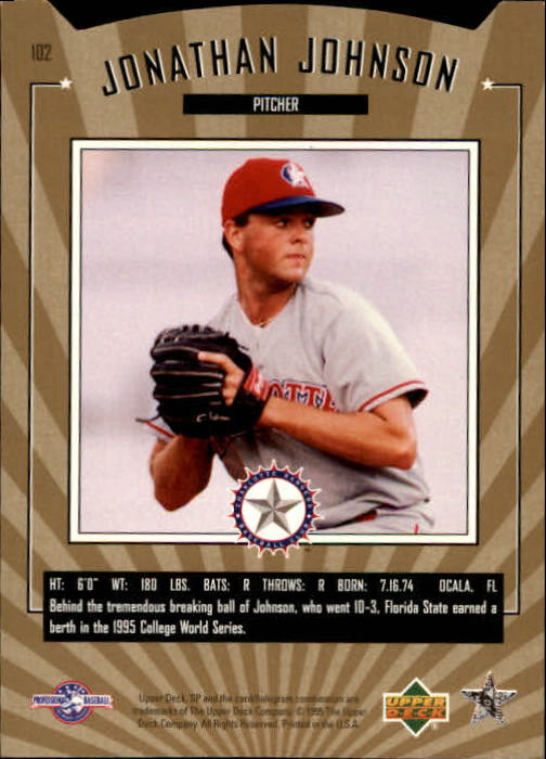 1995 SP Top Prospects - #42 Jason Robbins (RC)