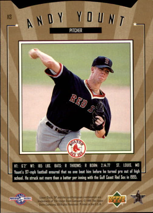 1995 SP Top Prospects - #42 Jason Robbins (RC)