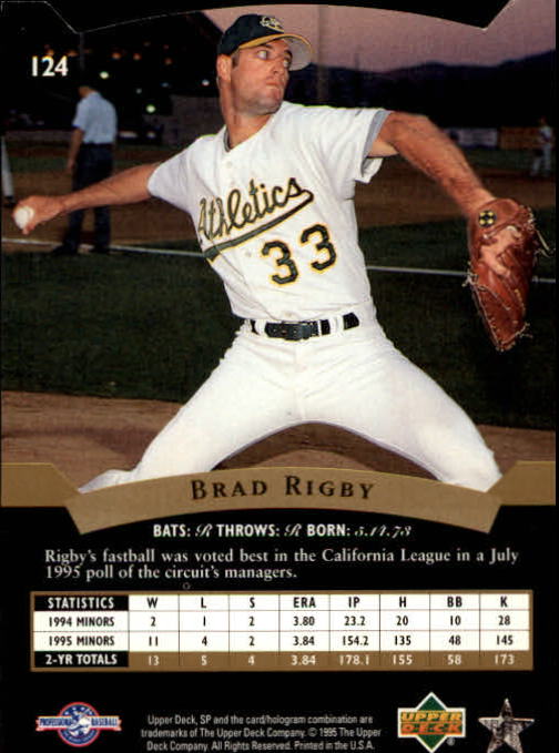 1995 SP Top Prospects - #42 Jason Robbins (RC)