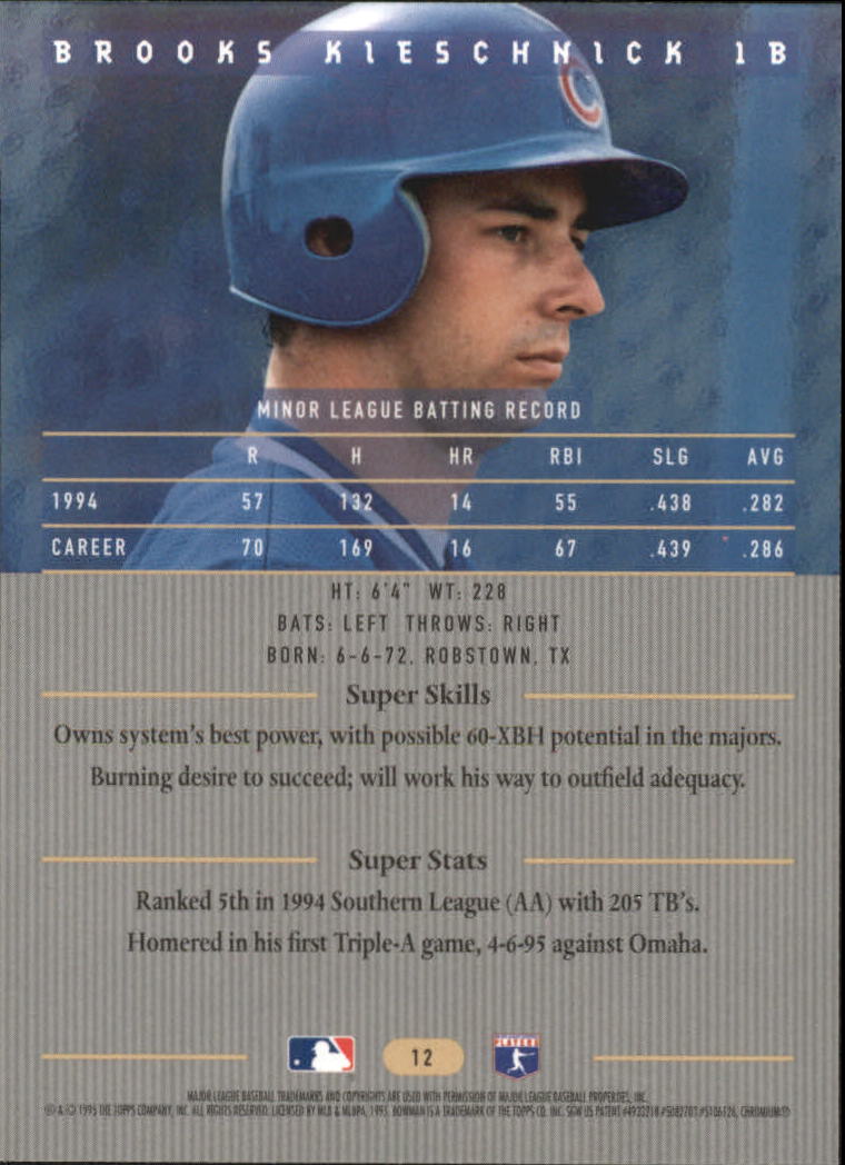 thumbnail 15  - 1995 Bowman&#039;s Best Baseball #1-90 - Your Choice GOTBASEBALLCARDS