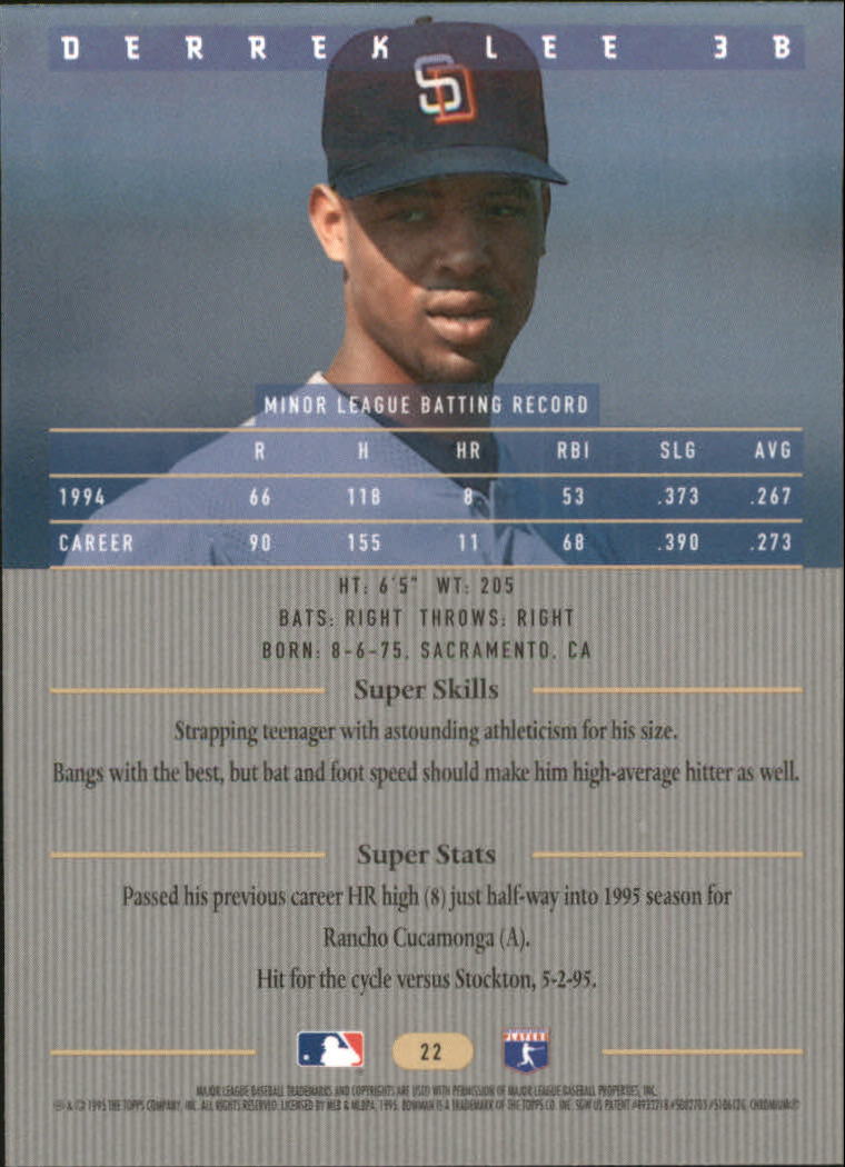 thumbnail 27  - 1995 Bowman&#039;s Best Baseball #1-90 - Your Choice GOTBASEBALLCARDS