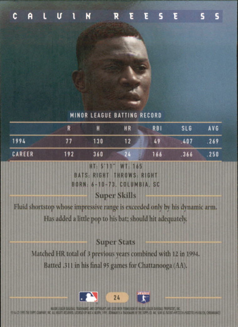 thumbnail 31  - 1995 Bowman&#039;s Best Baseball #1-90 - Your Choice GOTBASEBALLCARDS