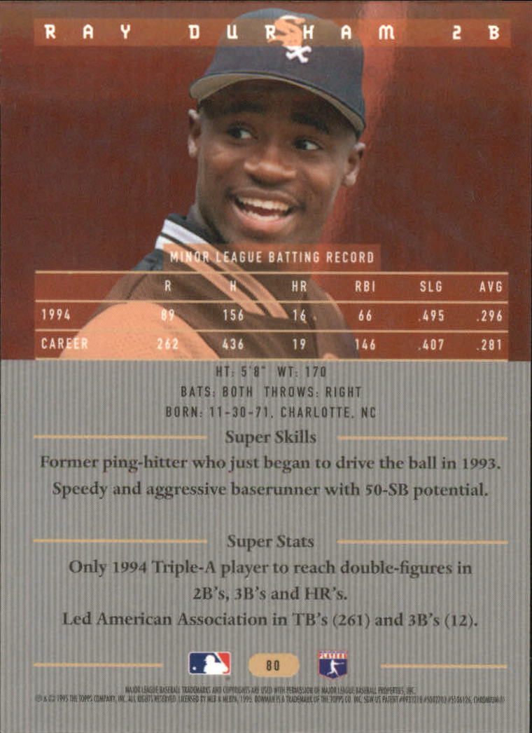 thumbnail 251  - 1995 Bowman&#039;s Best Baseball #1-90 - Your Choice GOTBASEBALLCARDS