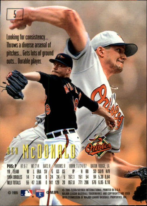 1995 Emotion Baseball "Main Set" Cards and Ripken Promo - Picture 9 of 277