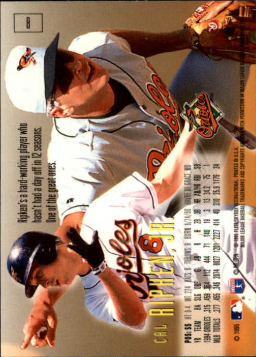 1995 Emotion Baseball "Main Set" Cards and Ripken Promo - Picture 11 of 277