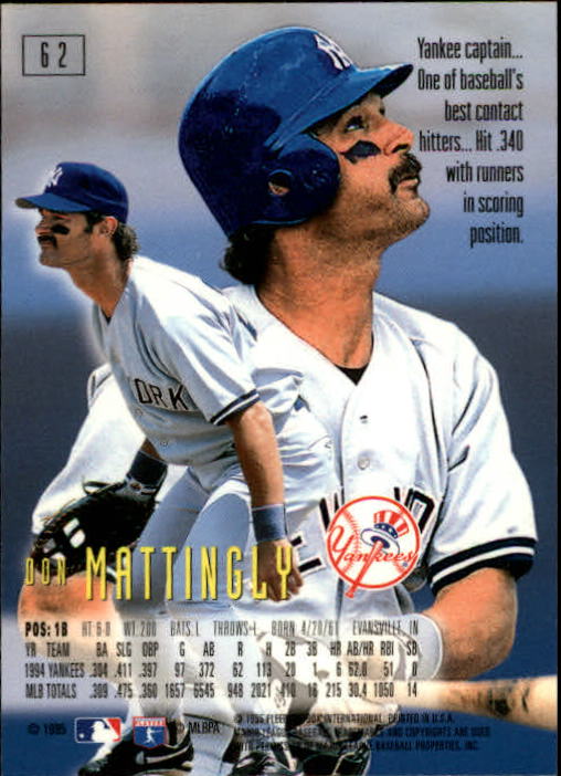 1995 Emotion Baseball "Main Set" Cards and Ripken Promo - Picture 89 of 277