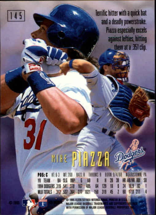 1995 Emotion Baseball "Main Set" Cards and Ripken Promo - Picture 201 of 277