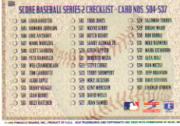 A2799- 1995 Score Baseball Cards 501-605 +Inserts -You Pick- 15+ FREE US SHIP - Foto 182 di 342