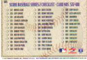 A2799- 1995 Score Baseball Cards 501-605 +Inserts -You Pick- 15+ FREE US SHIP - Foto 184 di 342