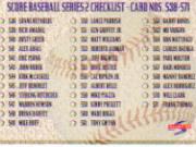 A2799- 1995 Score Baseball Cards 501-605 +Inserts -You Pick- 15+ FREE US SHIP - Foto 183 di 342