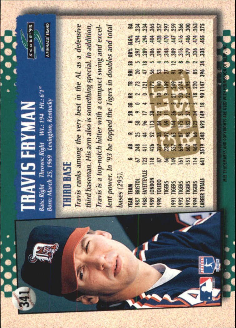 1995 Score Gold Rush Baseball Card Pick 341-604