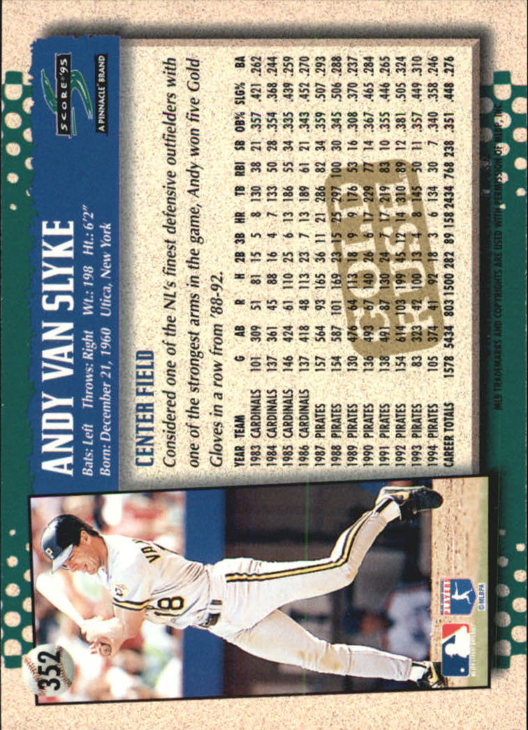 1995 Score Gold Rush Baseball Card Pick 341-604