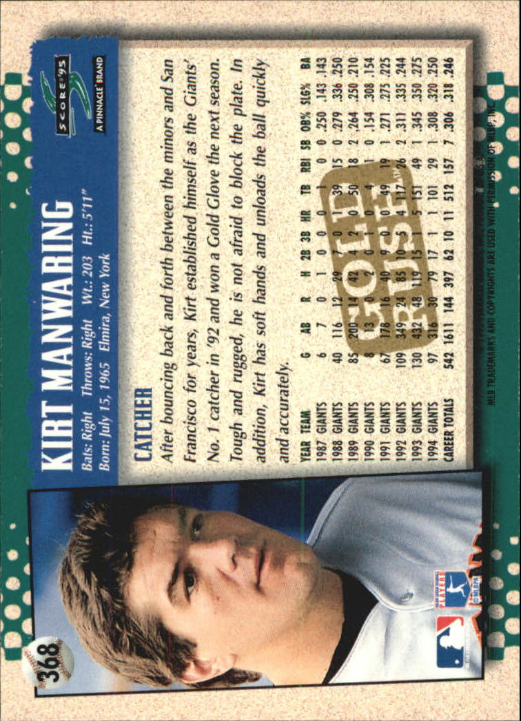 1995 Score Gold Rush Baseball Card Pick 341-604