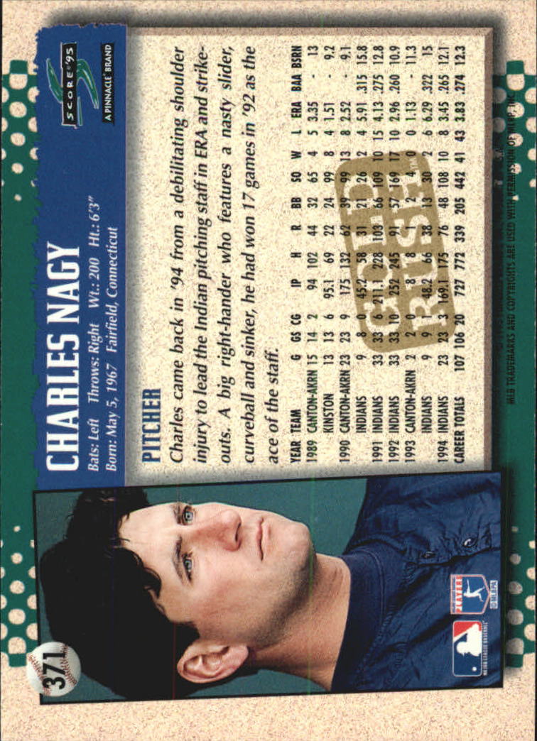 1995 Score Gold Rush Baseball Card Pick 341-604