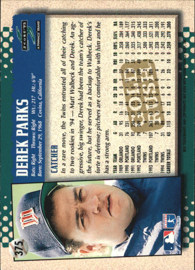 1995 Score Gold Rush Baseball Card Pick 341-604