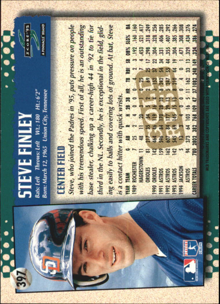 1995 Score Gold Rush Baseball Card Pick 341-604