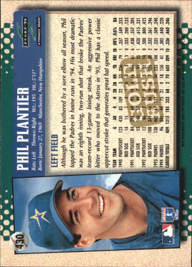 1995 Score Gold Rush Baseball Card Pick 341-604