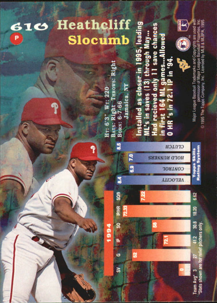 1995 Stadium Club Baseball Part 3 Insert Cards - Foto 71 di 81
