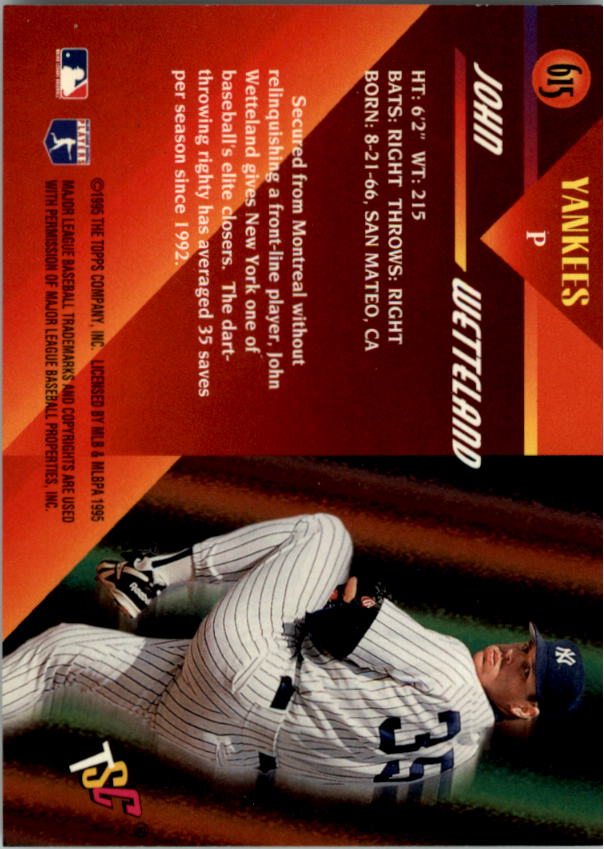 1995 Stadium Club Baseball Part 3 Insert Cards - Foto 61 di 81