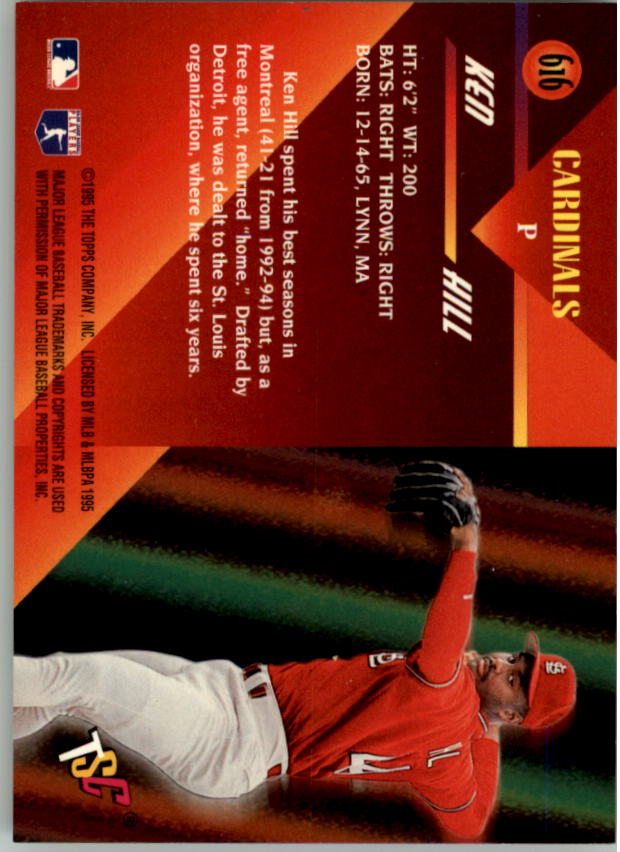 1995 Stadium Club Baseball Part 3 Insert Cards - Foto 59 di 81