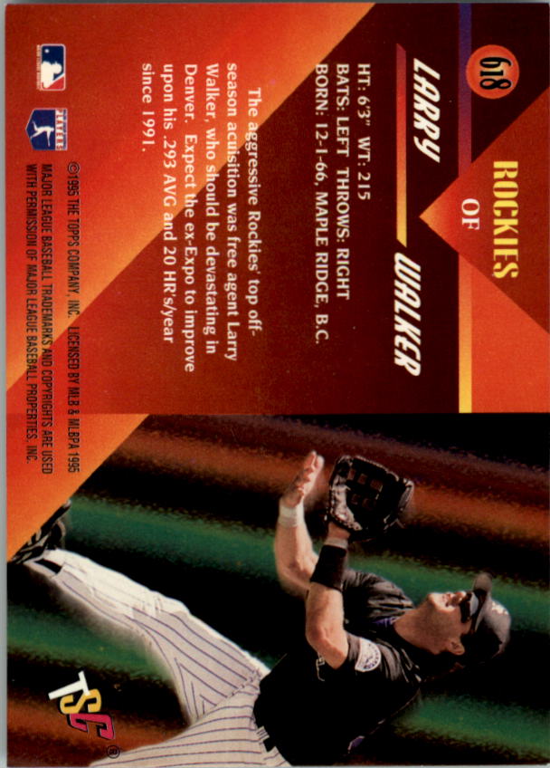 1995 Stadium Club Baseball Part 3 Insert Cards - Foto 55 di 81