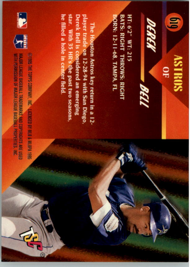1995 Stadium Club Baseball Part 3 Insert Cards - Foto 53 di 81