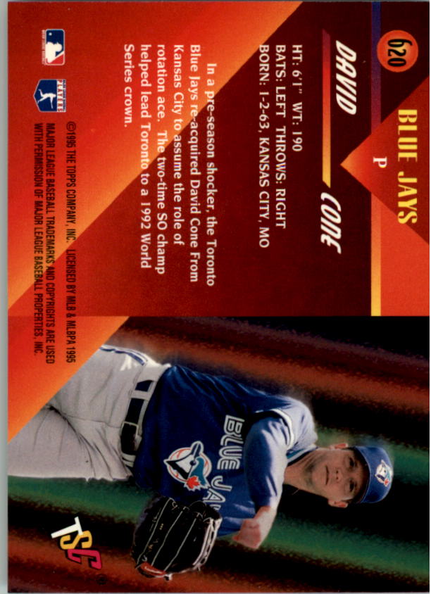 Tarjetas de inserción de 3 inserciones del Stadium Club de béisbol 1995 parte - Imagen 51 de 81