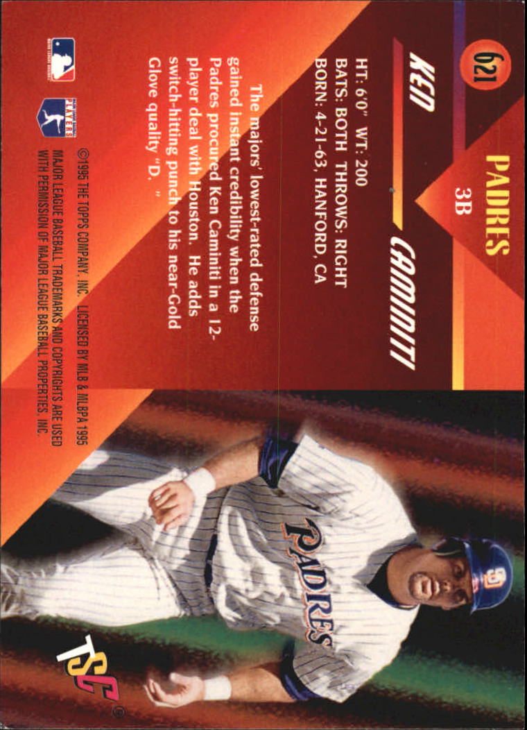 1995 Stadium Club Baseball Part 3 Insert Cards - Foto 49 di 81