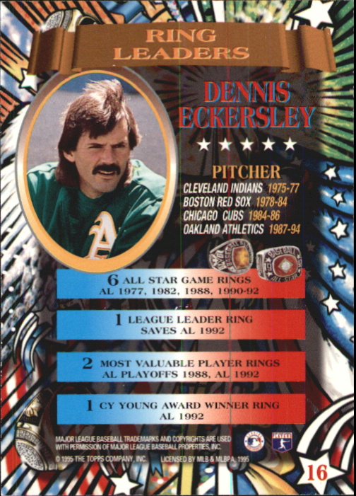 1995 Stadium Club Baseball Part 3 Insert Cards - Foto 8 di 81