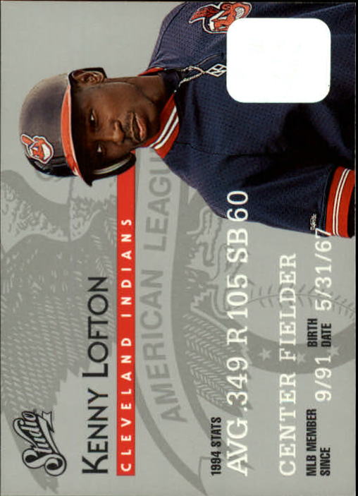 1995 Studio Baseball "Main Set" Cards #1 to #200 - Picture 20 of 397