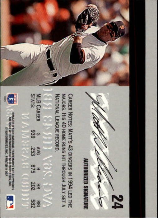 1995 Studio Baseball "Main Set" Cards #1 to #200 - Picture 47 of 397