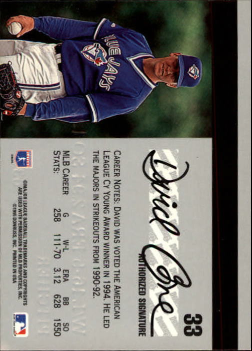 1995 Studio Baseball "Main Set" Cards #1 to #200 - Picture 65 of 397