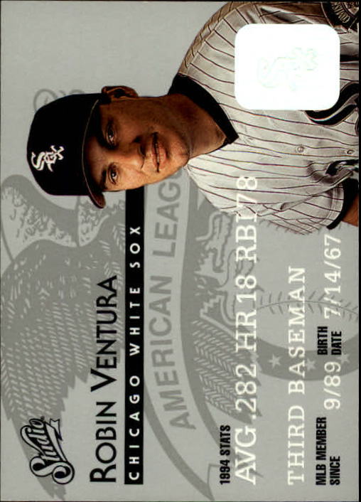 1995 Studio Baseball "Main Set" Cards #1 to #200 - Picture 74 of 397