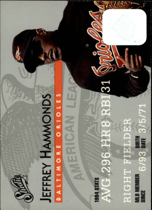 1995 Studio Baseball "Main Set" Cards #1 to #200 - Picture 78 of 397