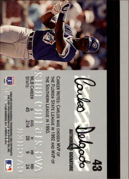 1995 Studio Baseball "Main Set" Cards #1 to #200 - Picture 85 of 397