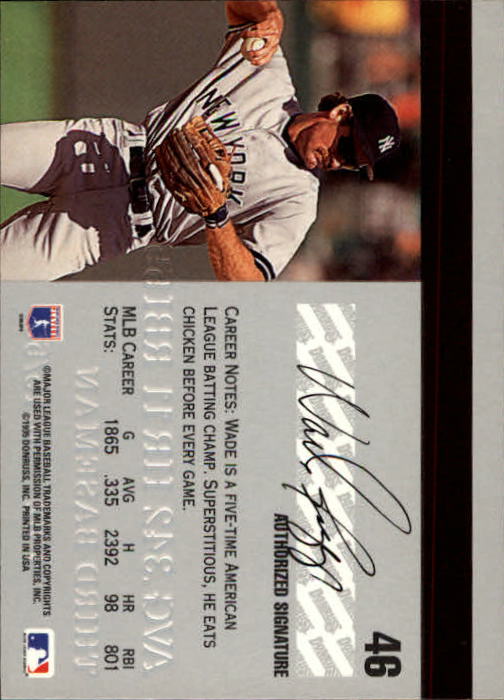 1995 Studio Baseball "Main Set" Cards #1 to #200 - Picture 91 of 397
