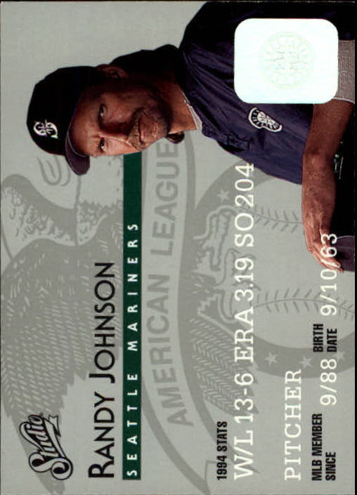 1995 Studio Baseball "Main Set" Cards #1 to #200 - Picture 94 of 397