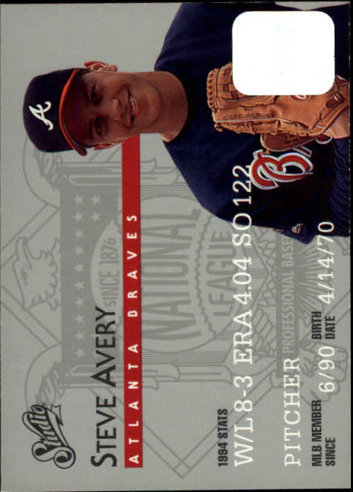 1995 Studio Baseball "Main Set" Cards #1 to #200 - Picture 100 of 397